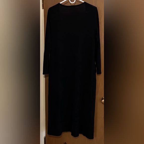 Unbranded Women's Knitted Long Lightweight Cardigan Coat With Pockets - Picture 7 of 7